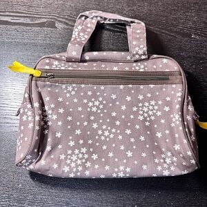 Thirty-One Lil Blossoms Cosmetic Makeup Case,  "Beauty Bag" EUC